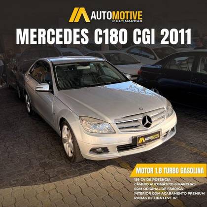 MERCEDES-BENZ C 180 1.8 CGI CLASSIC 16V TURBO GASOLINA 4P AUTOMÁTICO MERCEDES-BENZ C 180 1.8 CGI CLASSIC 16V TURBO GASOLINA 4P AUTOMÁTICO